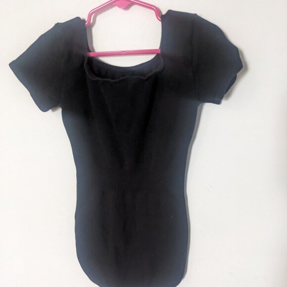 Revolution Girls Black Dance Bodysuit Size Large - Picture 1 of 6